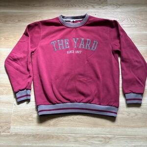 Vintage 90s Gilbert Hall “The Yard” Texas Southern University Burgundy Crewneck